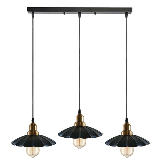 Black Sea Petal 3 Way Ceiling Light