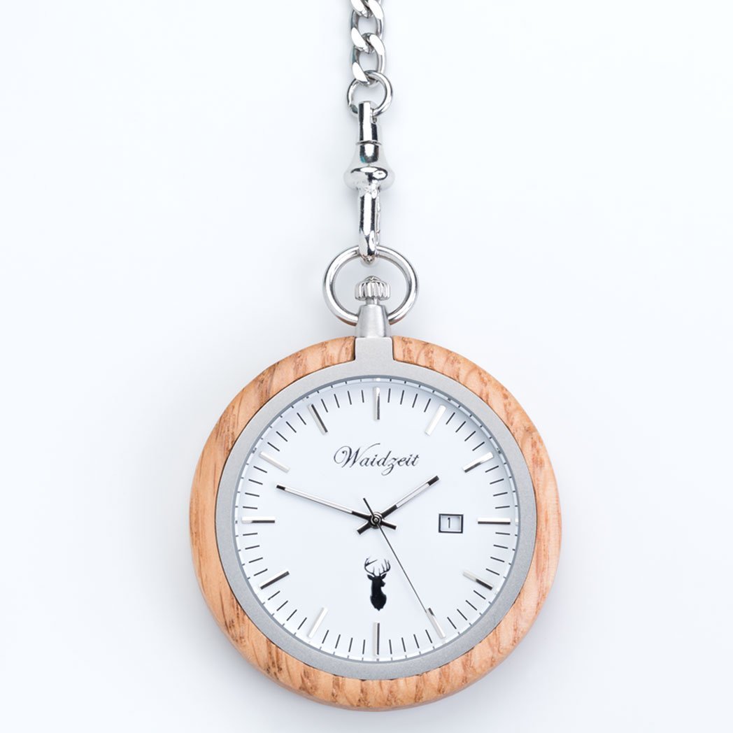 Waidzeit Oak Pocket Watch