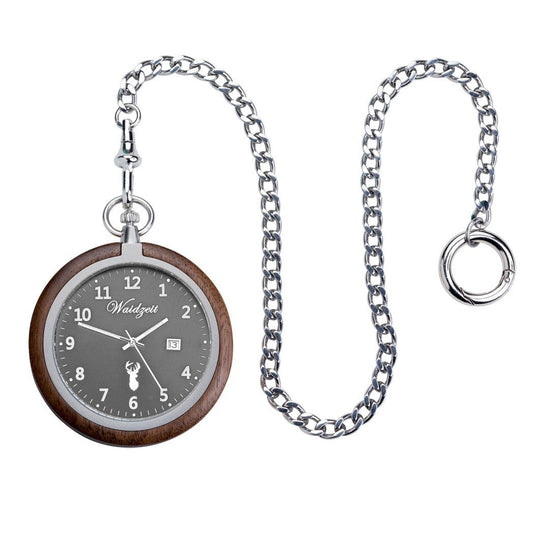 Waidzeit Walnut Timeless Pocket Watch