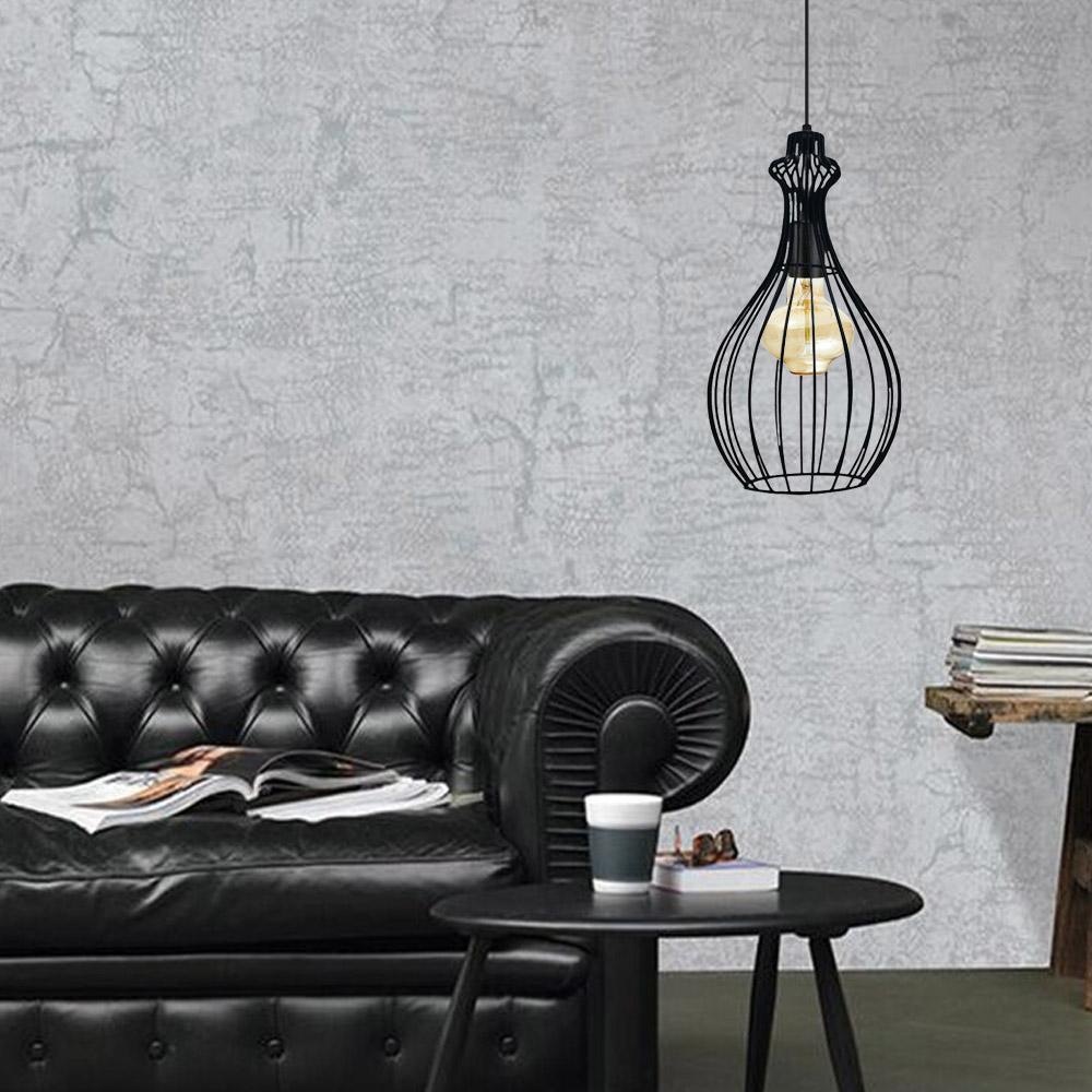 Ceiling Pendant Light Industrial Retro Vintage Pendant Black Color