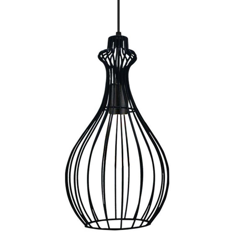 Ceiling Pendant Light Industrial Retro Vintage Pendant Black Color