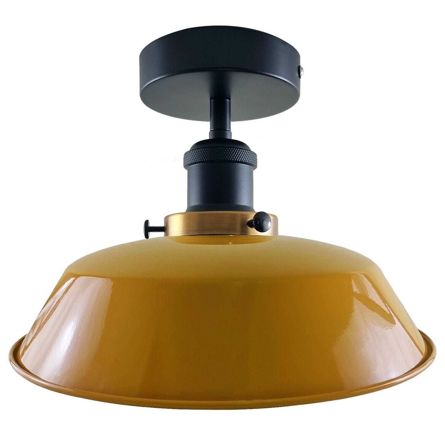 Modern Ceiling Light Fitting Flush Mount Light Metal Shade