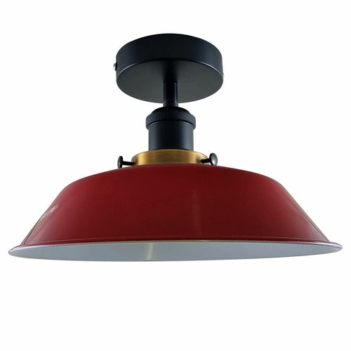 Modern Ceiling Light Fitting Flush Mount Light Metal Shade