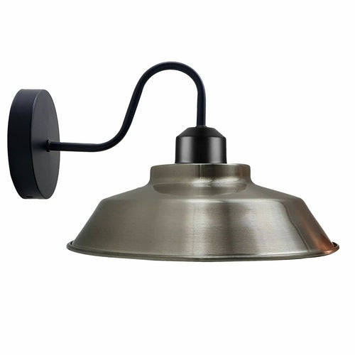 Retro Industrial Wall Lights Indoor E27 Indoor Sconce Metal Bowl Shape