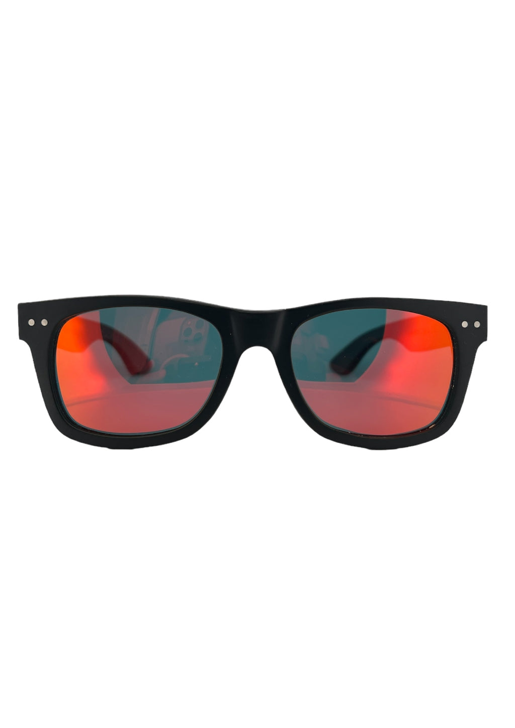 Limited Eyewood Dream - Black - Wayfarer - Red Mirror Lenses