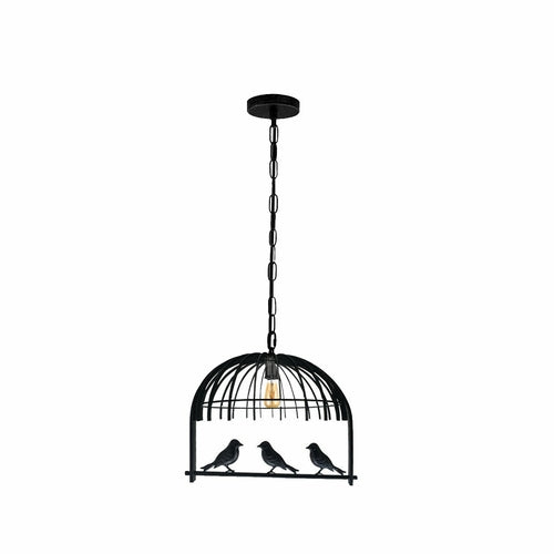 Bird Cage Ceiling Industrial Chandelier Loft Pendant Light With FREE Bulb