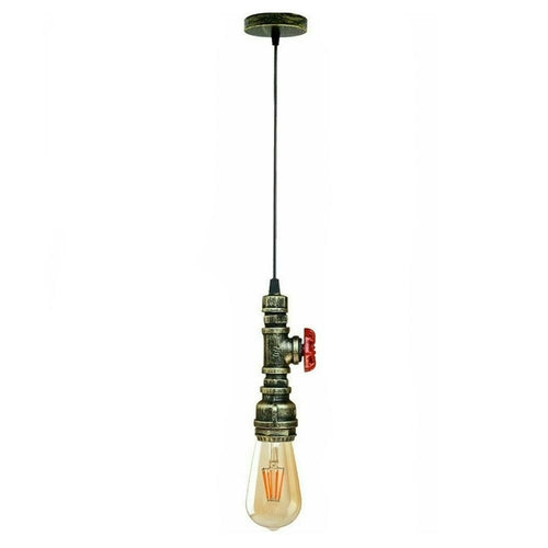 Chandelier Ceiling Light Water Pipe E27 Loft Pendant Light