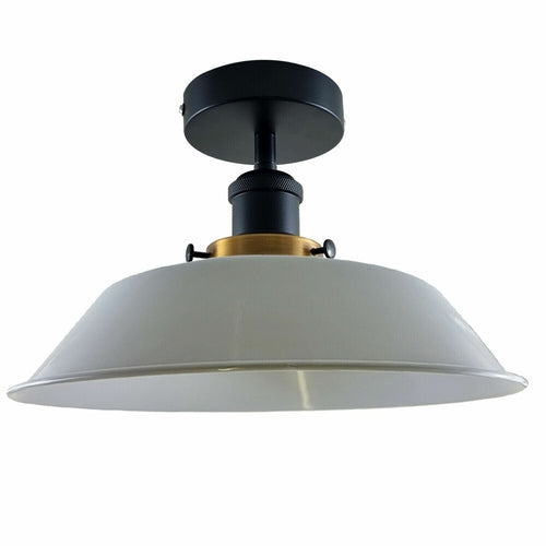 Modern Ceiling Light Fitting Flush Mount Light Metal Shade