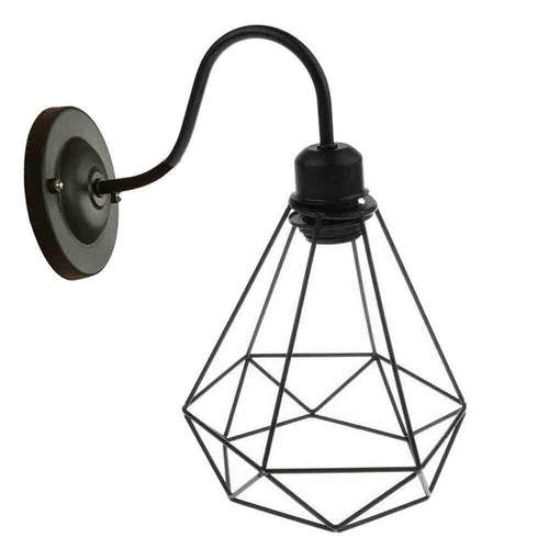 The Dock Light Collection Black Cage Wall Lights