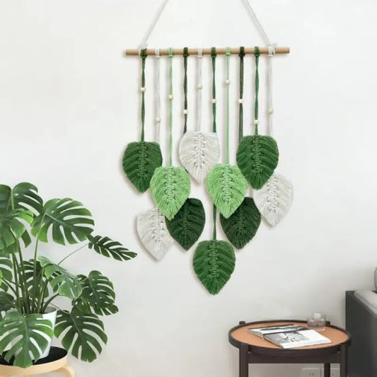 Macrame Leaf Wall Hanging