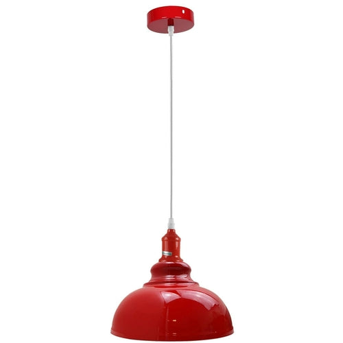 Red Retro Bedroom and Kitchen Pendant Light Shades