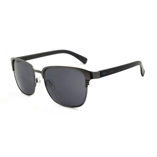 Metal Sunglasses With Blue Flash Lens