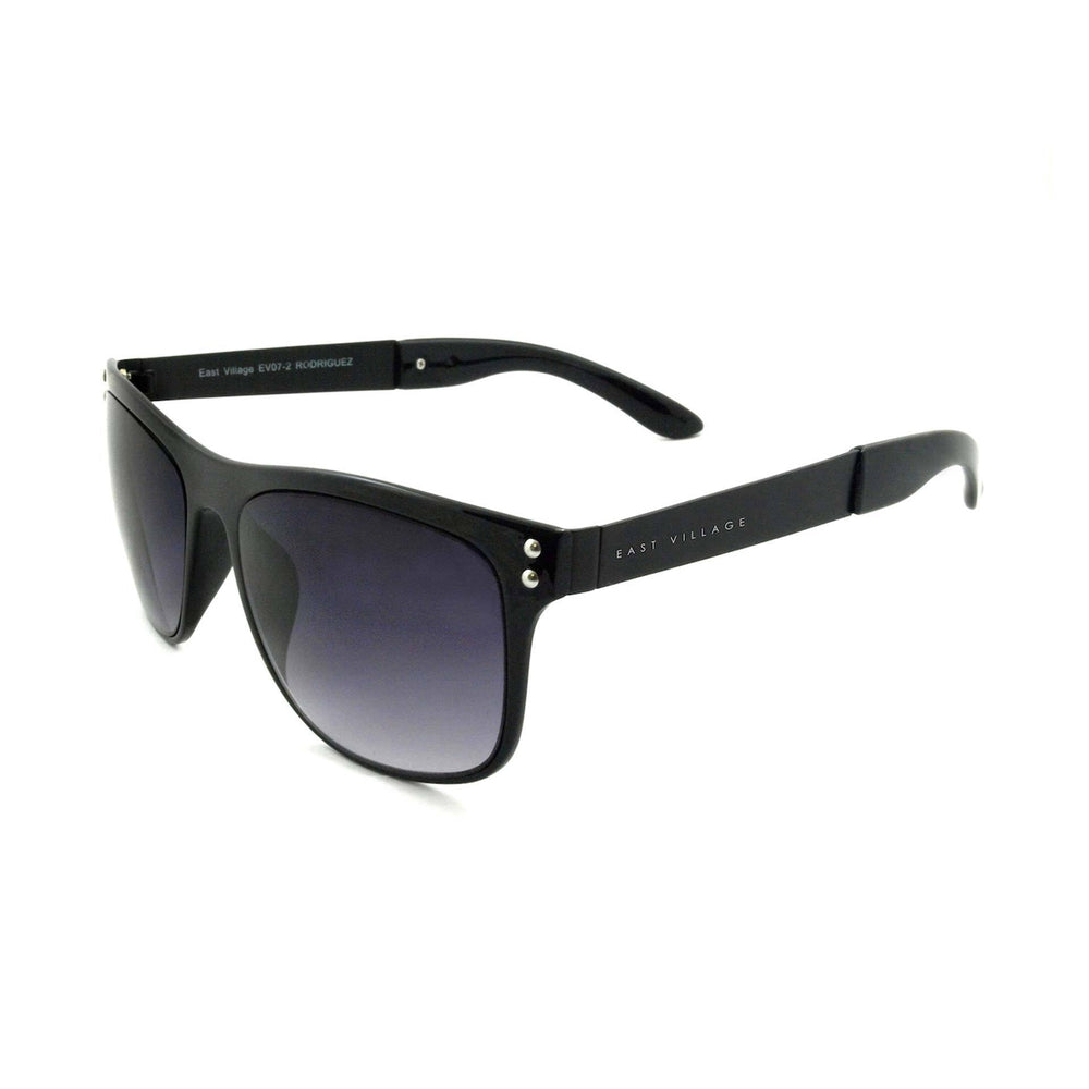 Metal Wayfarer Shape Sunglasses In Black