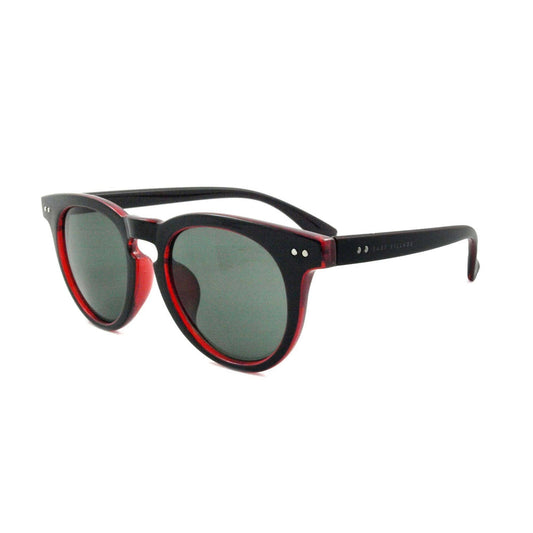 Preppy Two-Tone Sunglasses In Black/Red