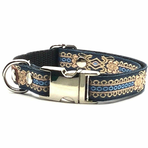 Elegant Paws Handmade 100% Cotton Designer Dog Collar for Small Breeds