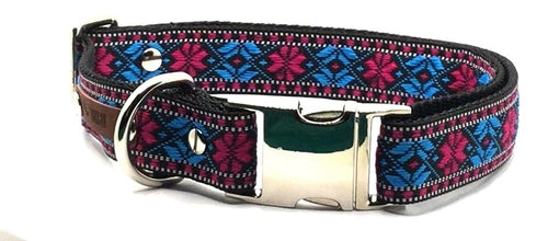 Designer Handmade's Regal Cotton Dog Collar for Majestic Pooches