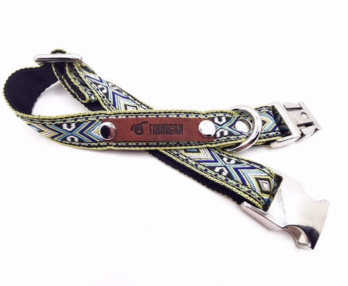 Finnigan Designer Dog Collar - Retro Collection Small