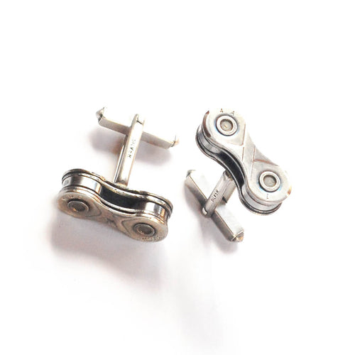 Recycled Bike Chain Cufflinks