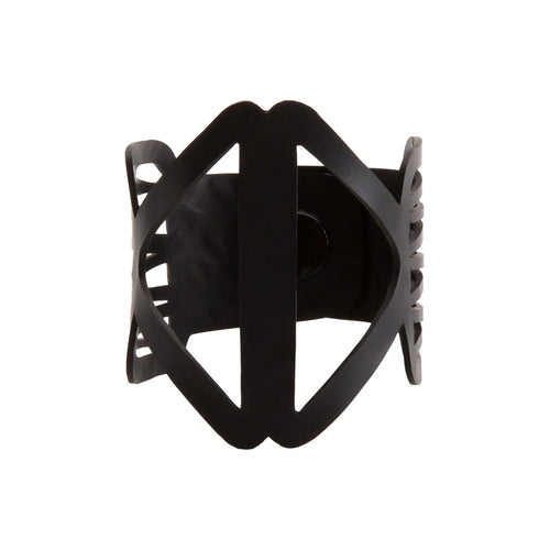 Copenhagen Geometric Recycled Rubber Cuff product view