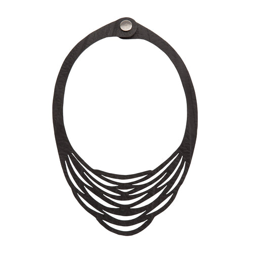 Autumn Recycled Rubber Statement Necklace product view