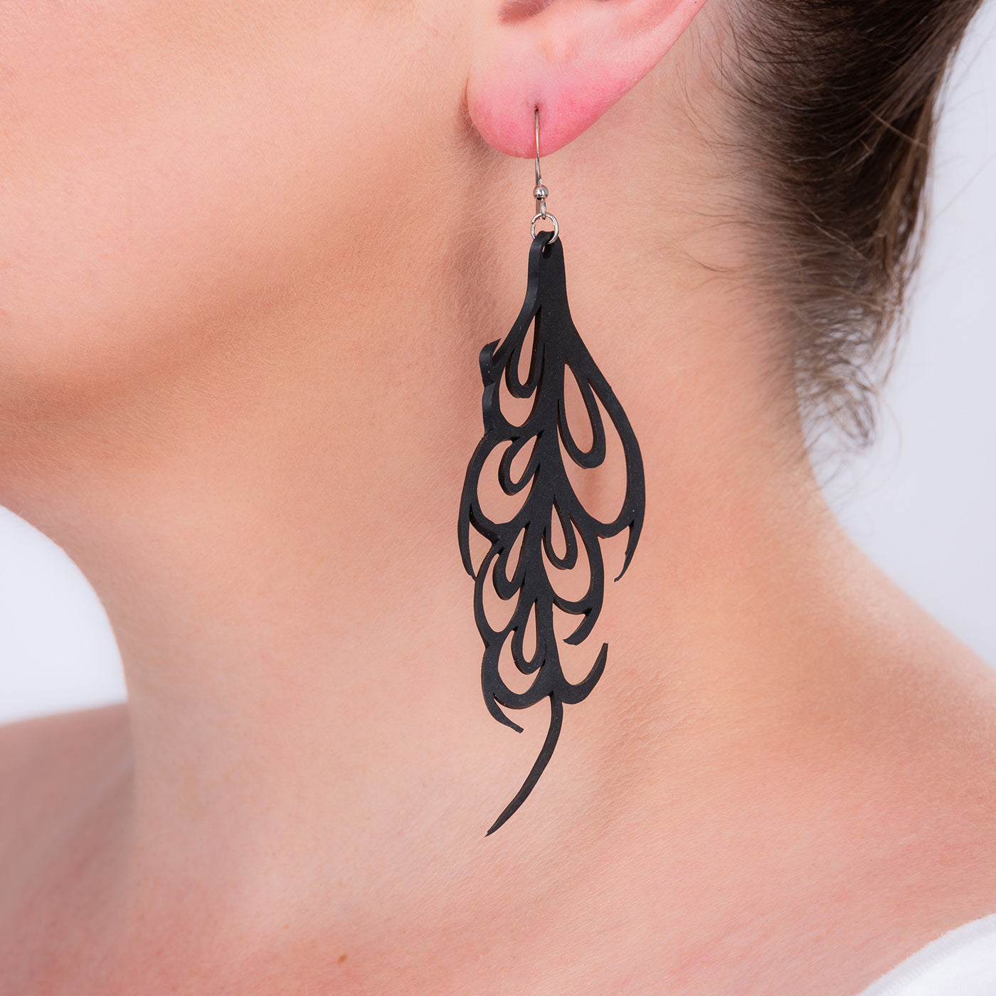 Bella Elegant Art Nouveau Inner Tube Earrings