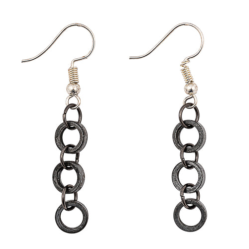 Bike Chain Earrings