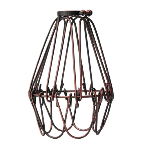 Industrial Water Lily Iron Wire Cage Lamp Lighting Decoration