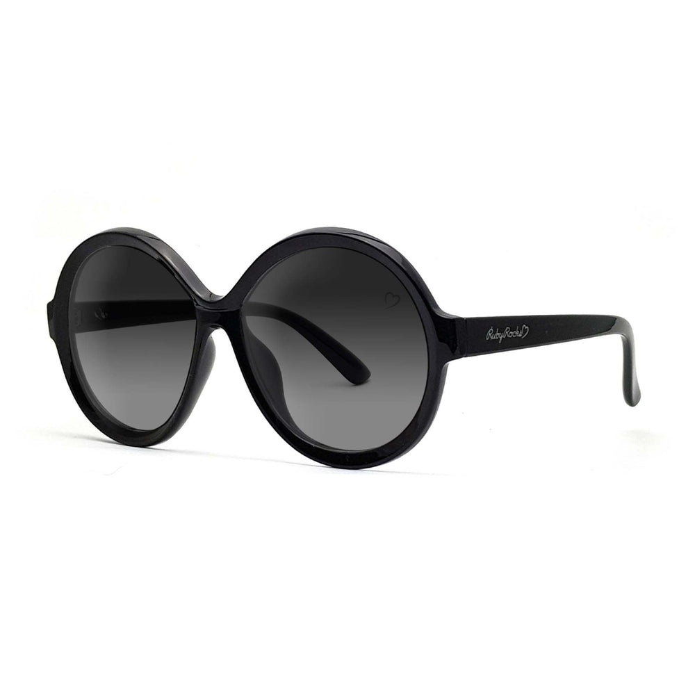 Ruby Rocks Round Sunglasses In Black