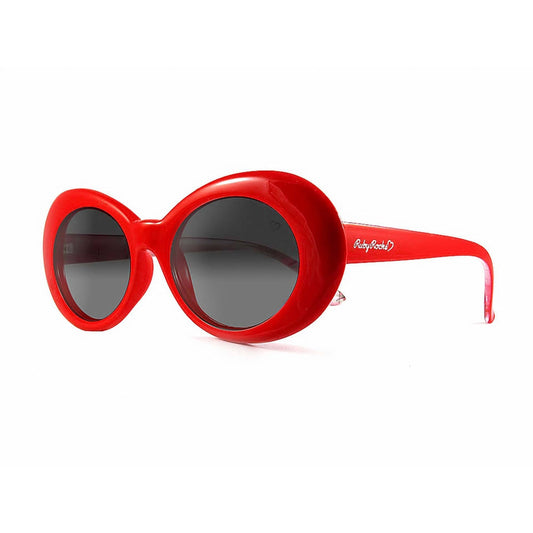 Ruby Rocks Ladies Oval Sunglasses In Red