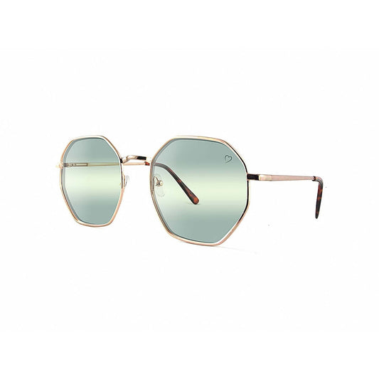 Ruby Rocks Metal 'Mustique' Angular Frame Sunglasses