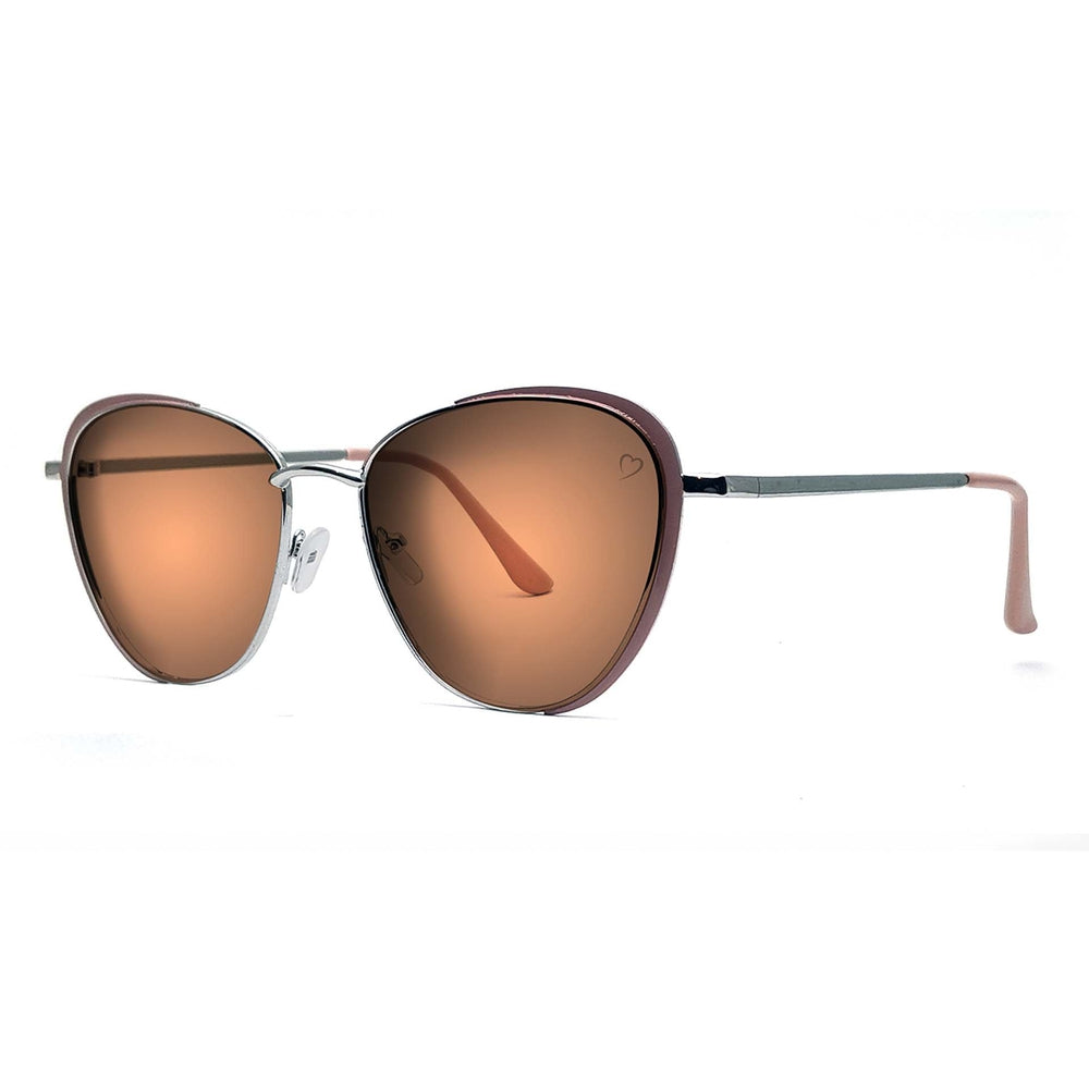 Ruby Rocks Cateye Sunglasses In Silver