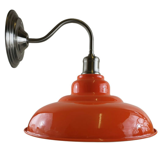 Vintage Industrial Indoor Modern Wall Light Fitting Painted Metal