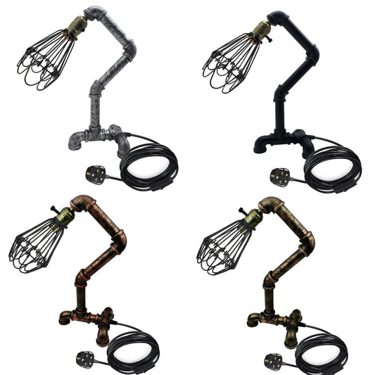 Morvoren Waterpipe Desk Lamp  Industrial Meets Mermaid Whimsy - Loving you back ♥️ Free P&P