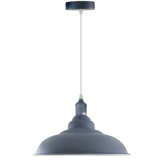 Grey colour Modern Industrial Retro Lamp Shade Pendant Light