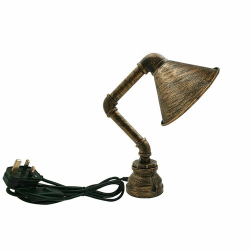 Industrial Pipe Table Lamp