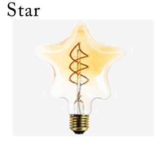 Vintage Edison Spiral Star LED G95 Bulb | 4W E27