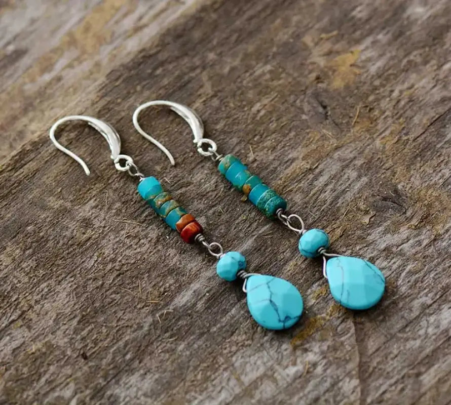 Turquoise Jasper Earrings