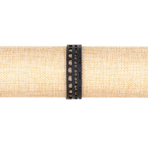 Trio Recycled Rubber Three Band Cuff product view