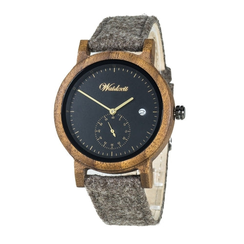 Waidzeit Maximilian Men Black with loden strap