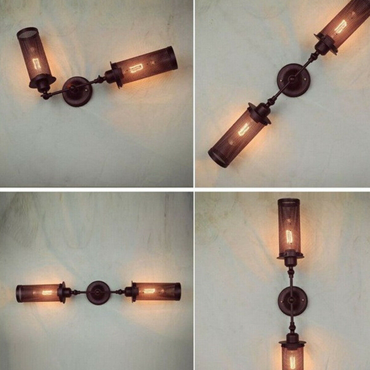 Vintage Metal Wall Light Indoor Sconce Lighting Bedside/Aisle Lamp