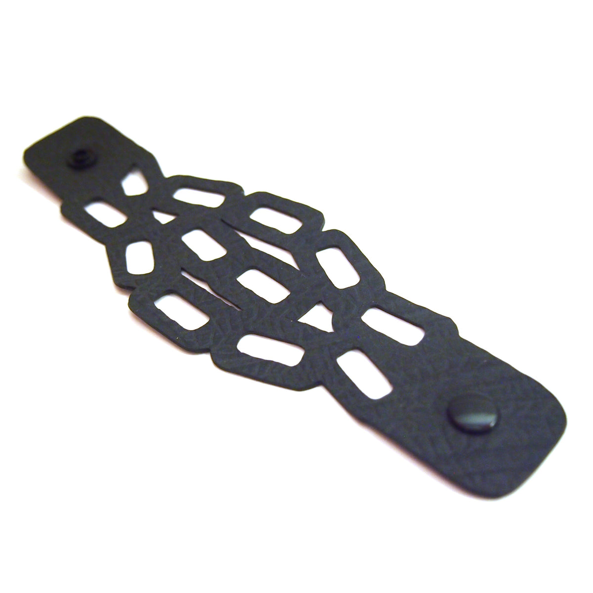 Link Recycled Rubber Chain Cuff product view