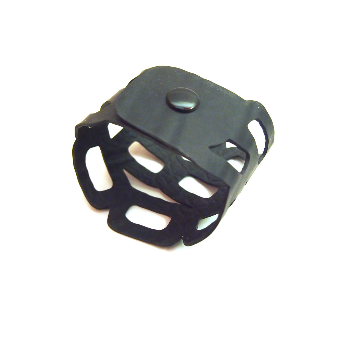 Link Recycled Rubber Chain Cuff product view